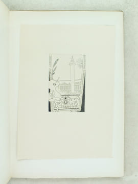 Images de Paris. 12 burins de Michel Béret. [ Exemplaire H.C. - Livre dédicacé par l'un des auteurs ]. BERET, Michel ; ARNOUX, Alexandre