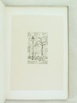 Images de Paris. 12 burins de Michel Béret. [ Exemplaire H.C. - Livre dédicacé par l'un des auteurs ]. BERET, Michel ; ARNOUX, Alexandre