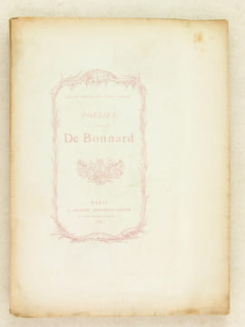Poésies diverses du Chevalier de Bonnard [ Exemplaire sur Chine ]. DE BONNARD, Chevalier