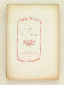 Poésies diverses de Gilbert  [ Exemplaire sur Chine ]. GILBERT