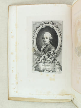 Poésies diverses de Gilbert  [ Exemplaire sur Chine ]. GILBERT