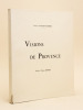 Visions de Provence.. TABART-ROBERT, Gaston