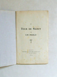 Le Tour de Nancy avec un poilu.