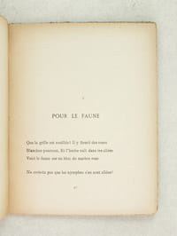 Le Faune Noir. (Poème) [ Livre dédicacé par l'auteur ]