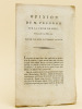 Opinion de M. Prugnon sur la Peine de Mort, prononcée le 31 Mai 1791.  [ édition originale ]. PRUGNON