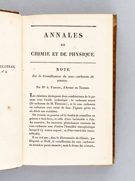 Annales de Chimie et de Physique. 1824 - Volume I : Tome XXV : Exposé méthodique des Phénomènes Electro-dynamiques, et des lois de ces phénomènes ...