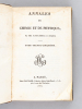 Annales de Chimie et de Physique. 1827 - Volume 2 :  Tome Trente-Cinquième [ Tome 35 ] : De l'Electricité dégagée dans les actions chimiques, et de ...