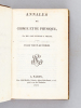 Annales de Chimie et de Physique. 1825 - Volume 1 : Tome XXVIII : Second Mémoire sur la Théorie du Magnétisme (Poisson) - Sur les effets ...