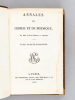 Annales de Chimie et de Physique. 1826 - Volume 3 : Tome XXXIII : Sur les relations qui existent entre les actions électriques et les actions ...