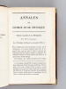 Annales de Chimie et de Physique. 1826 - Volume 3 : Tome XXXIII : Sur les relations qui existent entre les actions électriques et les actions ...