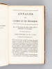 Annales de Chimie et de Physique. 1822 - Volume 3 : Tome XXI : Addition au Mémoire sur la Théorie des Fluides élastiques (Laplace) - Extrait d'un ...