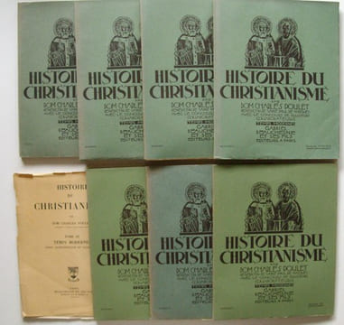 Histoire du Christianisme. Temps Modernes [ lot des 7 vol. consacrés aux Temps Modernes : Fascicules XIV à XXV et Tables du Tome III ( 3 ) ]. POULET, ...
