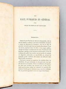 [ Mélanges relatifs à l'Histoire de Bordeaux ] Des Eaux Publiques en général, et de celles de Bordeaux en particulier (Manès) - Compte-Rendu de la Session de l'Association scientifique Française tenue à Bordeaux les 25, 26, 27 et 28 juin 1866 - Etude sur le Port de Bordeaux (Manès) - Un épisode de la Terreur à Bordeaux 1793-1794. Le Baron du Breuil (Vivie) - Recherches sur la recension du texte posthume des Essais de Montaigne (Dezeimeris) - Essai sur les origines religieuses de Bordeaux et sur Saint Seurin d'Aquitaine (Ravenez) - Société philomatique de Bordeaux. Exposition de 1865. Galerie spéciale de l'art ancien. Catalogue général - Mort de Berryer. Elégie. (Lulé-Déjardin) - Notes supplémentaires pour servir à la biographie des hommes utiles ou célèbres de la ville de Bordeaux et du département de la Gironde (L. L.) - Programme de l'Assemblade de Cénoun (Pierrillot Martineau) - Lou colloque de Pierrillot abeque soun curé (Martineau)