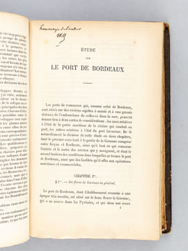 [ Mélanges relatifs à l'Histoire de Bordeaux ] Des Eaux Publiques en général, et de celles de Bordeaux en particulier (Manès) - Compte-Rendu de la ...