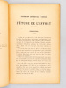 Contribution expérimentale et critique à l'étude de l'effort.. PUYOU, Raymond-Pierre-Raoul-Auguste