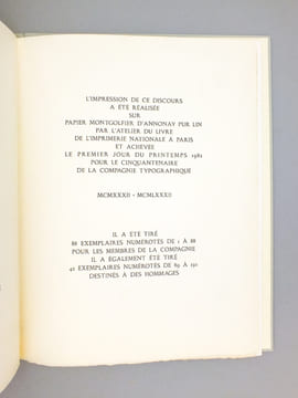 De l’Universalité de la Langue Française - [ Discours sur l’Universalité de la Langue Française ].. RIVAROL