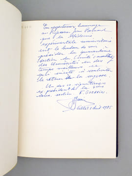 Médecine expérimentale , passé , présent , avenir     [ exemplaire dédicacé au professeur Jean Bernard ]. Collectif