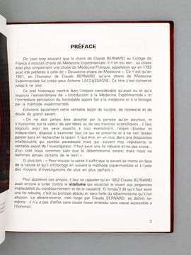 Médecine expérimentale , passé , présent , avenir     [ exemplaire dédicacé au professeur Jean Bernard ]. Collectif