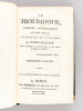 Le Troubadour. Poésies Occitaniques du XIIIe Siècle traduites et publiées par Fabre d'Olivet [ 2 Tomes en 1 vol. - Complet - édition originale ]. ...