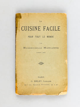 La Cuisine facile pour tout le monde de la ville et de la campagne. MARIANNE, Mademoiselle