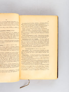 [ Traité de Chimie Minérale ] Epreuves corrigées de la main d'Henri Moissan, Prix Nobel de Chimie 1906. 3 Volumes : Vol. I : Soufre - Mercure ; Vol. ...