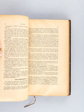 [ Traité de Chimie Minérale ] Epreuves corrigées de la main d'Henri Moissan, Prix Nobel de Chimie 1906. 3 Volumes : Vol. I : Soufre - Mercure ; Vol. ...
