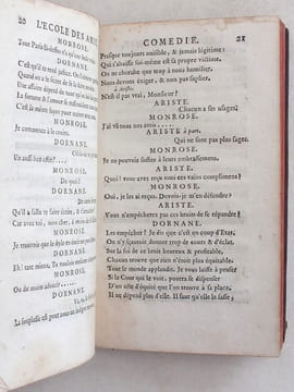 L'Ecole des Amis, Comédie en vers, et en cinq actes. [Suivi de :] Le Temple du Goust.. Anonyme ; [ NIVELLE DE LA CHAUSSEE, Pierre Claude ; ...