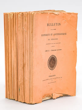 Bulletin de la Société Historique et Archéologique du Périgord [ Lot de 33 fascicules - Tomes  LI à LVI: années 1924 à 1929 ] Années 1924 complète - ...
