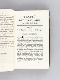 Traité des Partages faits en justice, utile à toutes sortes de personnes, et nécessaire aux avoués, notaires, experts et gens d'affaire des villes et des campagnes.
