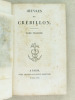 Oeuvres de Crébillon (2 Tomes - Complet). CREBILLON ; MOREAU LE JEUNE