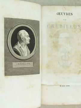 Oeuvres de Crébillon (2 Tomes - Complet). CREBILLON ; MOREAU LE JEUNE