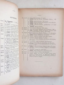 Almanach des Saints de Provence pour l'année 1888 - 1889 - 1895 - 1896 - 1897 - 1898 - 1900 - 1901 - 1902 - 1903 - 1904 - 1905. Contenant le Calendrier romain et le Calendrier Provençal.