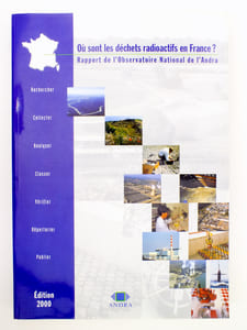 Où sont les déchets radioactifs en France , Rapport de l'Observatoire National de l'ANDRA édition 2000