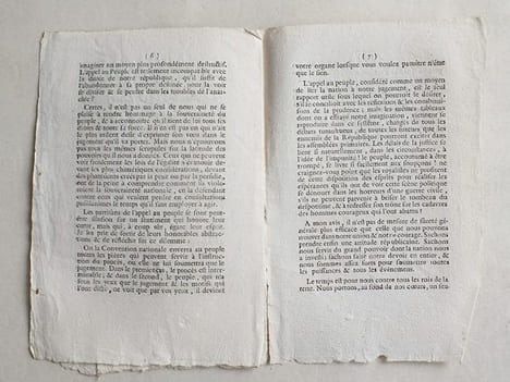 Réflexions de J. Fouché, (de Nantes) sur le Jugement de Louis Capet.. FOUCHE de Nantes, J. ; [ FOUCHE, Joseph ]