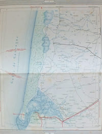 Carte du Département de la Gironde et des parties des Départements Limitrophes en 9 feuilles.