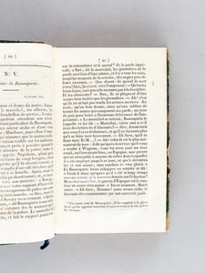 Le Moniteur Secret ou Tableau de la Cour de Napoléon (2 Tomes - Complet) [ Suivi de : ] Réflexions sur Napoléon Buonaparte ; précédées d'une notice concernant le caractère français ; par J.-L. Rivière, Officier de Santé, Oculiste, Dentiste, etc.