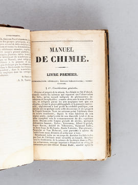 Nouveau Manuel complet de Chimie inorganique et organique, dans l'état actuel de la science ; suivi d'un Dictionnaire de chimie, contenant tous les ...