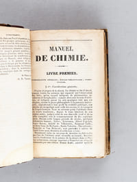 Nouveau Manuel complet de Chimie inorganique et organique, dans l'état actuel de la science ; suivi d'un Dictionnaire de chimie, contenant tous les mots des nomenclatures anciennes et nouvelles.