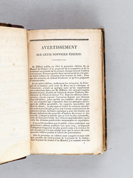 Nouveau Manuel complet de Chimie inorganique et organique, dans l'état actuel de la science ; suivi d'un Dictionnaire de chimie, contenant tous les ...