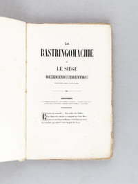 La Bastringomachie ou Le Siège du Grand-Théâtre. Poème héroï-comique en huit chants.