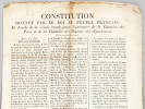 Constitution donnée par le Roi au Peuple Français, et détails de la séance royale pour l'ouverture de la Chambre des Pairs et de la Chambre des ...