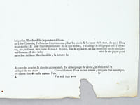 Connaissement vierge du XVIIIe siècle.