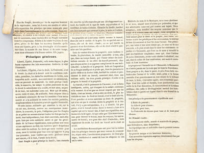 Déclaration au Peuple. [ Déclaration des républicains emmenés par Ledru-Rollin, développant leur programme ]