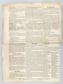 Déclaration au Peuple. [ Déclaration des républicains emmenés par Ledru-Rollin, développant leur programme ]. LEDRU-ROLLIN