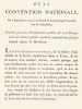 Décret de la Convention Nationale, du 6 Septembre 1793, l'an second de la République Françoise une & indivisible, Portant que tous Fonctionnaires ...