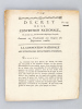 Décret de la Convention Nationale du 26 mai 1793, l'an second de la République Françoise, Concernant une Proclamation aux Citoyens des Départemens ...