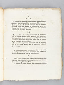 Décret de la Convention Nationale du 4 Avril 1793, Portant qu'il sera nommé un Ministre de la guerre, et qui détermine les fonctions des six Commissaires qui seront envoyés près les Armées du Nord et des Ardennes [ On joint ] Décret du 4 avril 1793 Portant qu'il sera pris 14 membres parmi les Commissaires envoyés dans les Départemens du Nord et de l'Est, pour faire mettre en état de défense les places de guerre.