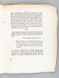 Décret de la Convention Nationale, du 24 juin 1793, Relatif au payement des Créanciers de Rohan-Guémenée. [ Evocation des domaines de Châtel, Carmant & Recouvrance, du domaine de Hennebond, de la ville de l'Orient]