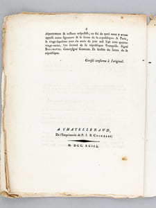 Décret de la Convention Nationale, du 24 juin 1793, Relatif au payement des Créanciers de Rohan-Guémenée. [ Evocation des domaines de Châtel, Carmant & Recouvrance, du domaine de Hennebond, de la ville de l'Orient]