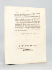 Décret de la Convention Nationale, du 22 juin 1793, Portant qu'il sera remis à la Bibliothèque nationale une Collection complette des travaux passés ...